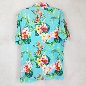 Bad Birdie | Shirts | New Bad Birdie Mens L Golf Polo Shirt In Floral Tropics Print New Rare 